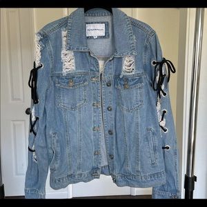 Jean Jacket with Sleeve Details
